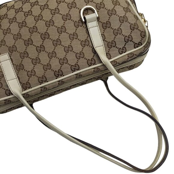 567258AD Gucci Tote Bag Brown Nylon - Picture 4 of 9